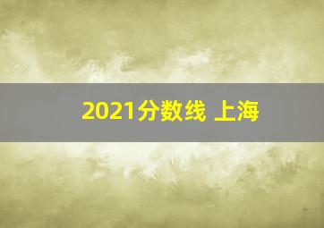 2021分数线 上海